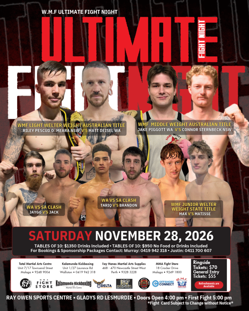 Fight Night November 2026 Poster - KKB